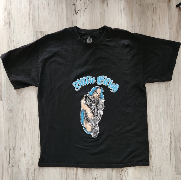 Billie Eilish Tee Shirt 2019 Mens Size XL Black - Picture 1 of 3